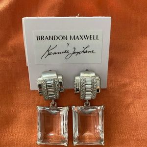 Women's Metallic X Kenneth Jay Lane Glass Crystal